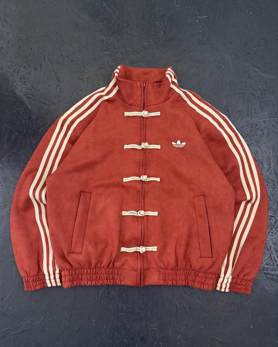 Chilly Red Adidas Chines New Year Knot Jacket - (Unisex)