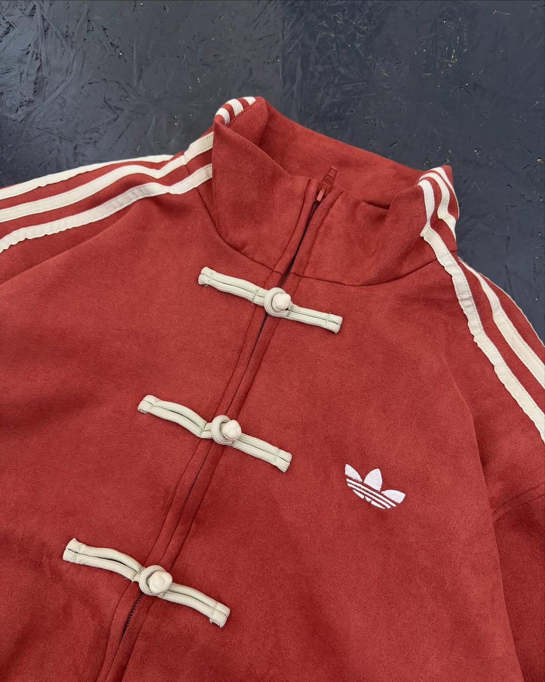 Chilly Red Adidas Chines New Year Knot Jacket - (Unisex)
